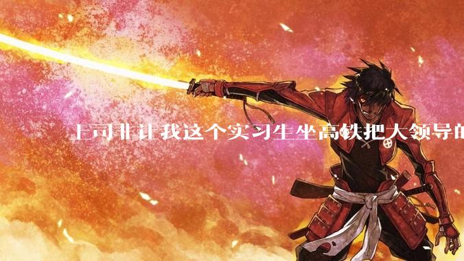 上司非让我这个实习生坐高铁把大领导的***专门送回去，大领导的***不能邮寄吗?