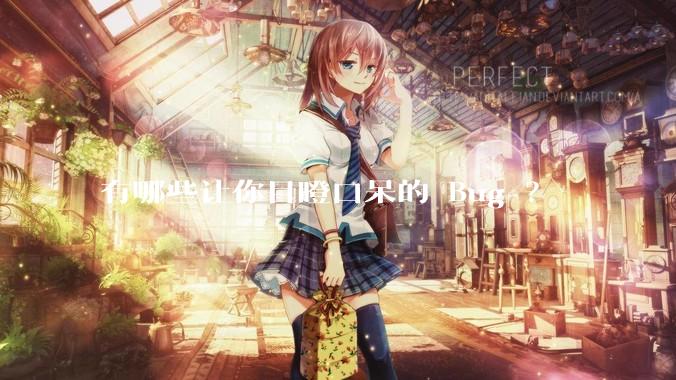 有哪些让你目瞪口呆的 Bug ？